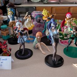 anime figures buy or trade $15/each - Miku date hololive Pokemon rem ram zero rezero quintessential quintuplets Frieren fern