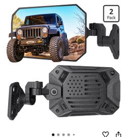 JOYTUTUS Wrangler Mirrors Doors Off 1(contact info removed) TJ JK, Black