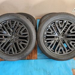 22" CHEVY SILVERADO TAHOE SUBURBAN RIMS TIRES & SENSORS 