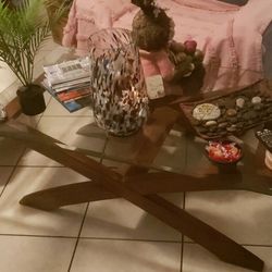 Two End Tables and A Center Piece 