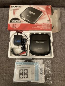 *VINTAGE Sony Discman D-131 Portable Compact Disc Player BNIB!