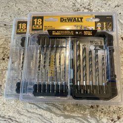 DEWALT Black and Gold Impact Ready Metal Drill Bit Set (18-Piece)