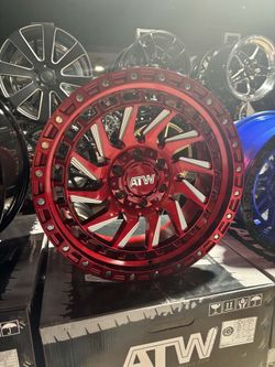 20X10 5X114.3 5X127 -18 GLOSS BLACK / RED MILLING . CONSULTA PRECIO 