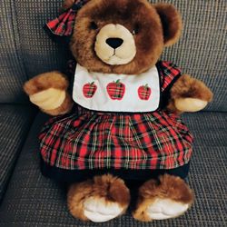 Little Girl Bear Stuffed Animal