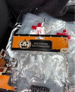 Halloween Party Drink Bags 4-Pack