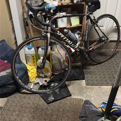 Carbon Fiber Specialized Tarmac 18 Speed Road Bike 