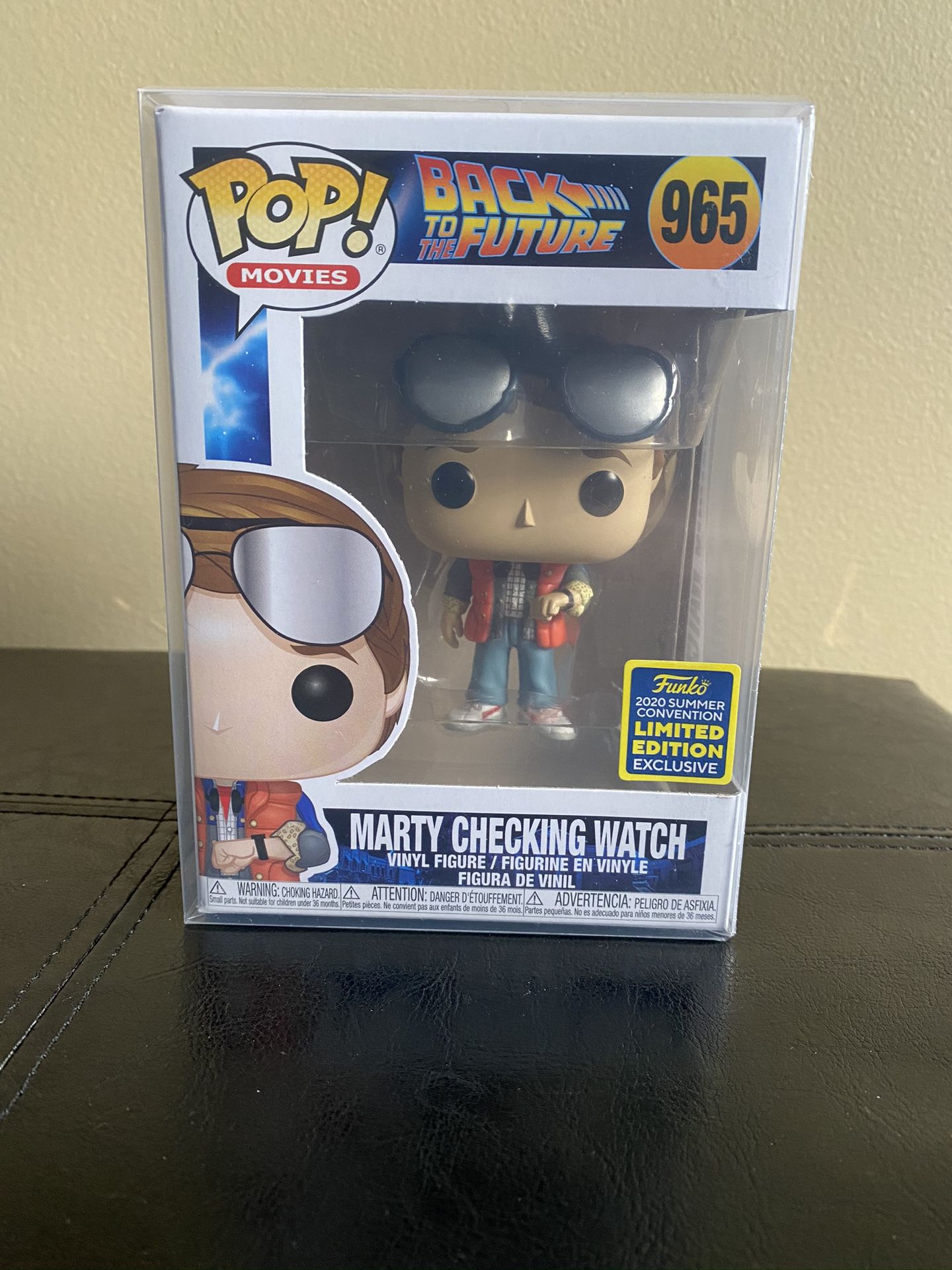Funko pop back to the future with protective case