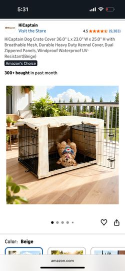 Dog Crate Cover