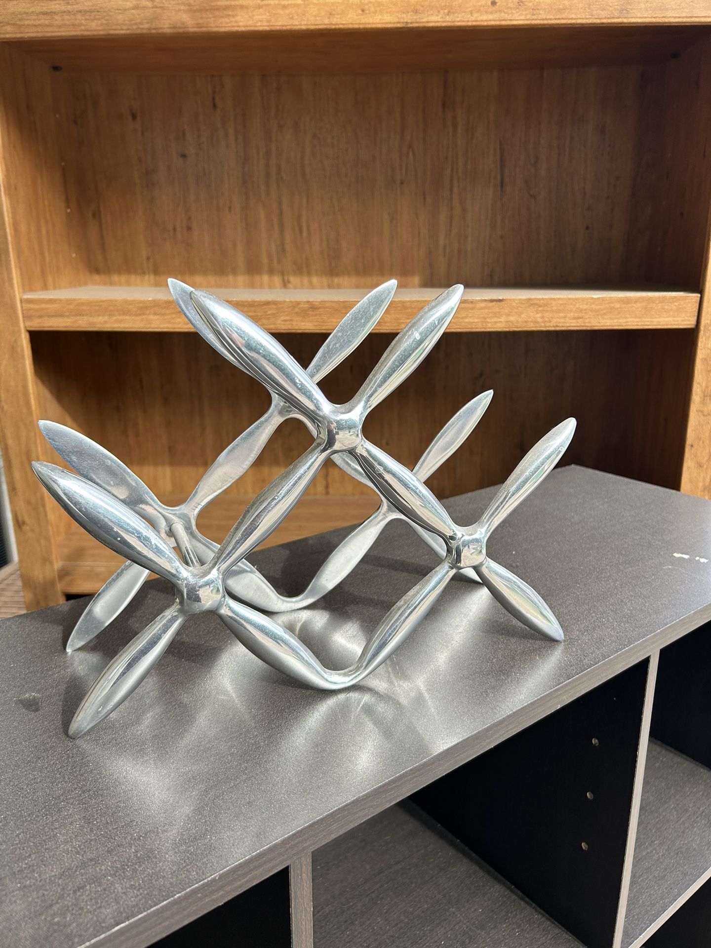Metal Propeller Wine Rack