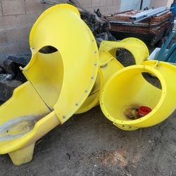 Large Yellow Playground Slide