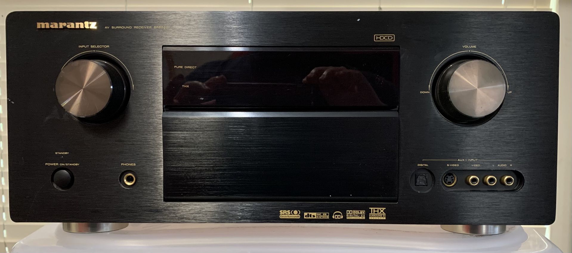 MARANTZ SR8500 Receiver with power cord and remote control
