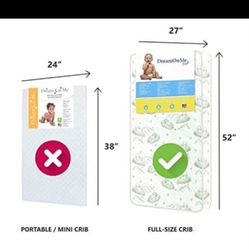 Mini Crib Mattress 3”