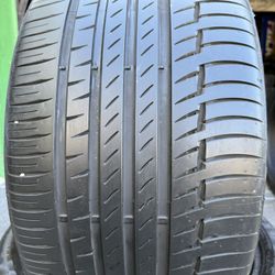 2 Used 315/30R22 Continental 315 30 22 70% Tired