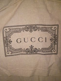 Gucci cotton garment travel bag