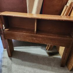 Solid Wood, But Very Scratched Twin Bed Frame