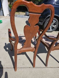 Mahogany dining chairs  (4)