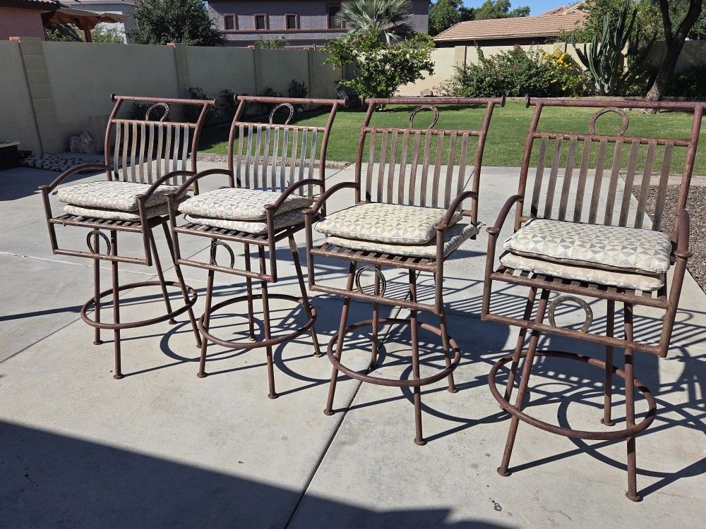 Spanish Style Bar Chairs Rustic