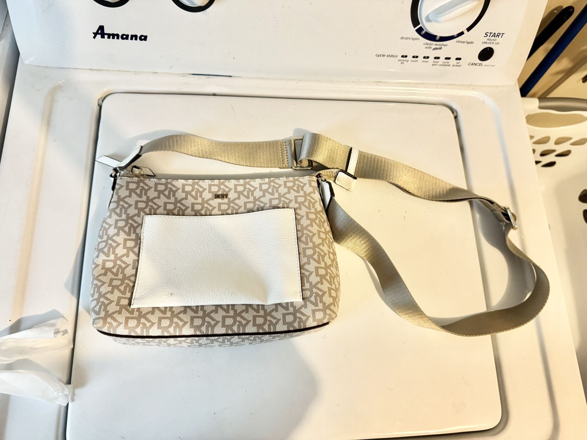 New vinyl DKNY Crossbody bag