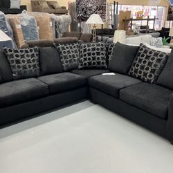 Black Sectional 
