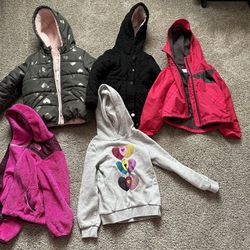 4T Girl Jackets
