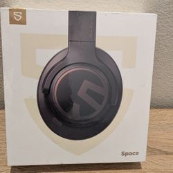 Soundpeats Space Hybrid Active Noise Cancelling Headphones, Wireless Over Ear Bluetooth Headset