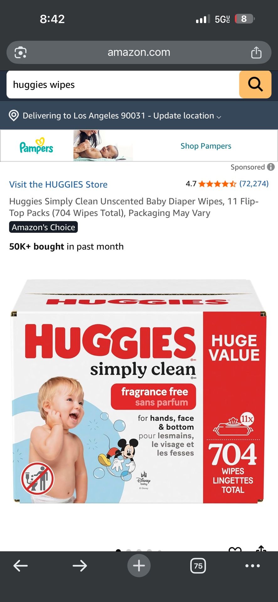 Huggies Wipes