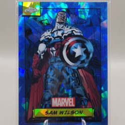 2024 Topps Chrome Marvel Sapphire Sam Wilson Captain America 