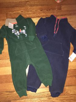 Carter’s Boy one piece outfits 9 months (new)