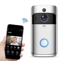 M4 720P Smart WIFI Ultra Low Power Video PIR Visual Doorbell with 3 Battery Slots,Support Mobile Phone Remote Monitoring & Night Vision & 166 Degree W