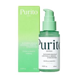 PURITO Centella Unscented Serum, 60ml 2fl.oz | Korean Centella, for All Skin Types, Ampoule, Soothing, Calming, Facial Serum for face, Vegan & Cruelty