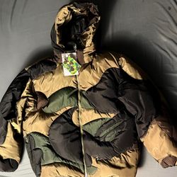 2024 Bape 1st Down Camo Nylon Jacket
