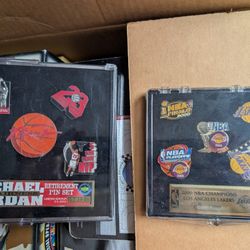 Vintage SPORTS COLLECTIBLES (JORDAN,LAKERS,DODGERS,RAIDERS) SOLD AS A BUNDLE 
