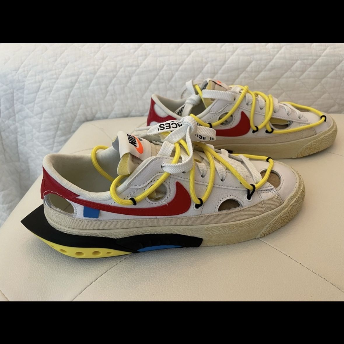 2022 Off-White x Blazer Low 'White University Red'
