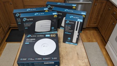 6 TP-Link Access Points, Wifi AX And AC