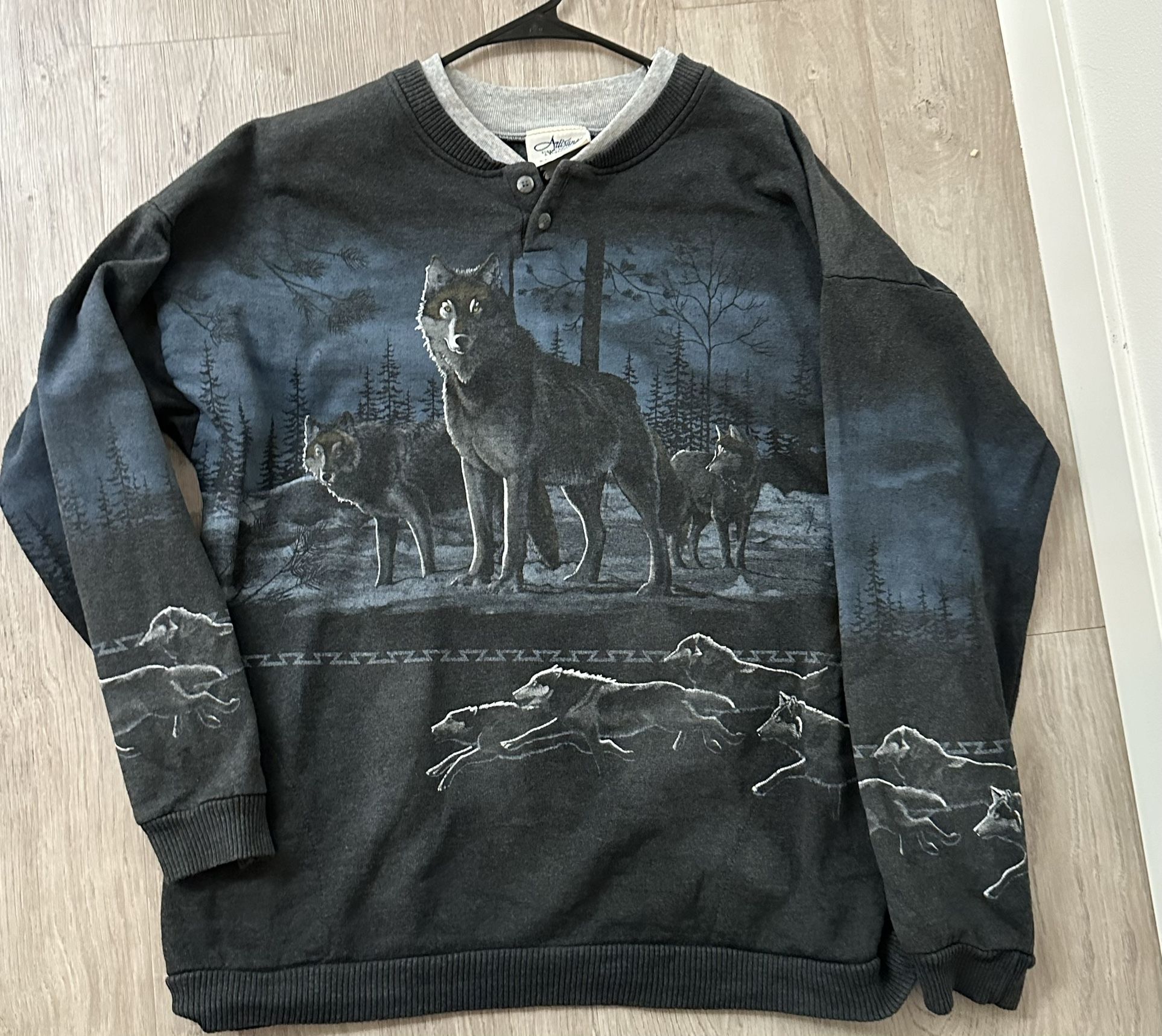 Vintage Wolf Sweater 