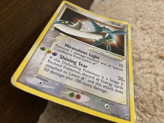 Super Rare Latios Gold Star Pokemon Card vintage and old for Sale in  Redmond, WA - OfferUp