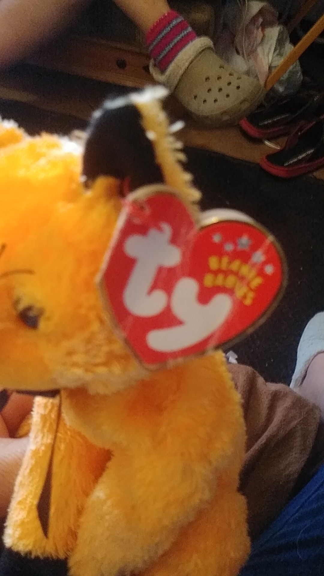 Scared-e beanie baby
