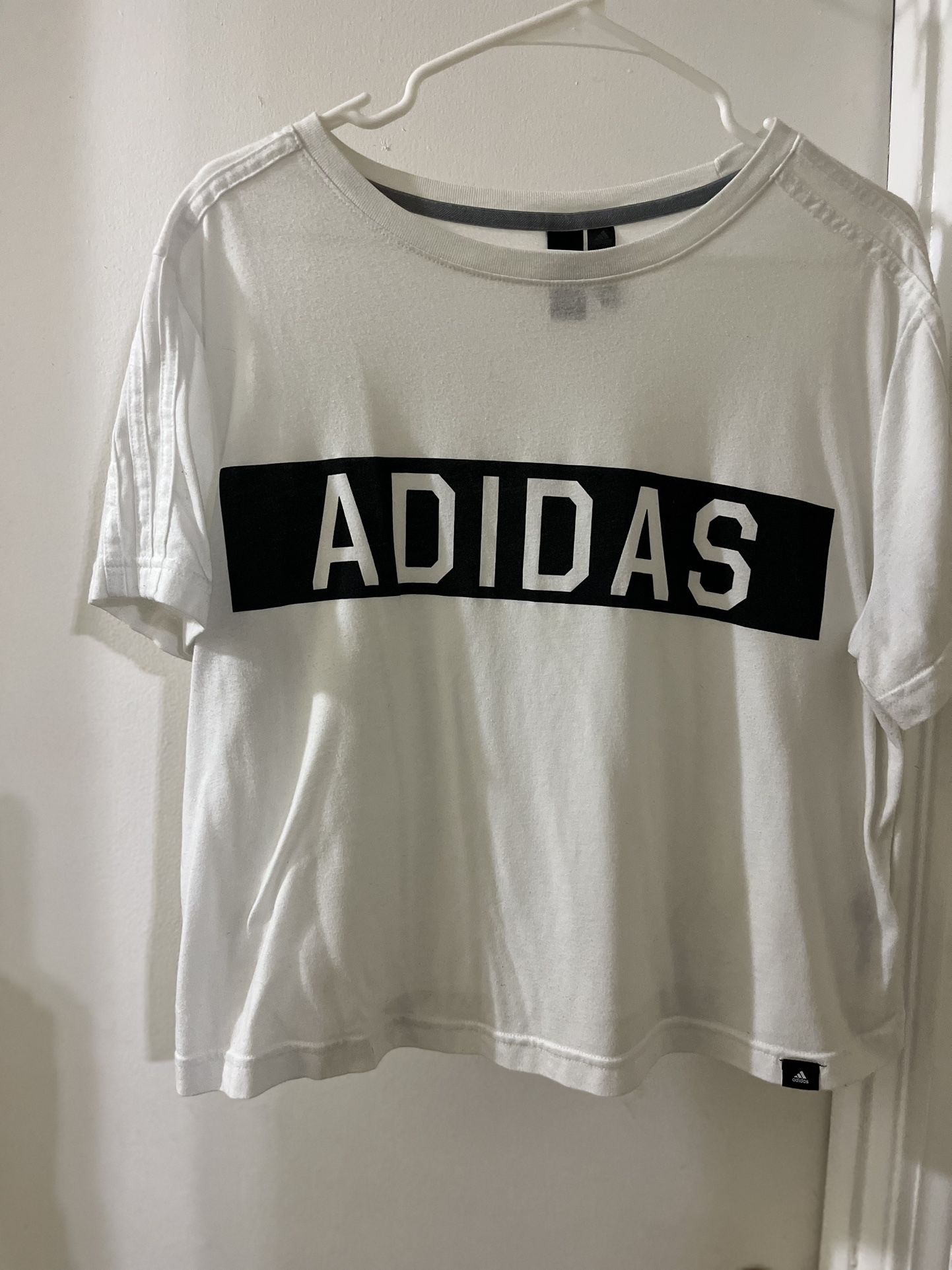 ADIDAS CROP TOP (3stripe) Sz Large