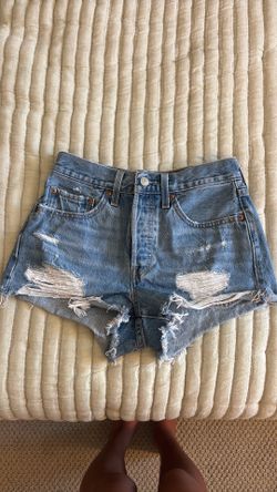 Levi 501’s High Rise Denim Shorts