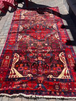 Antique Persian Rug 10x5 - Hamadan Nahavand Tribal - Hand Knotted Wool - 5x10 Runner