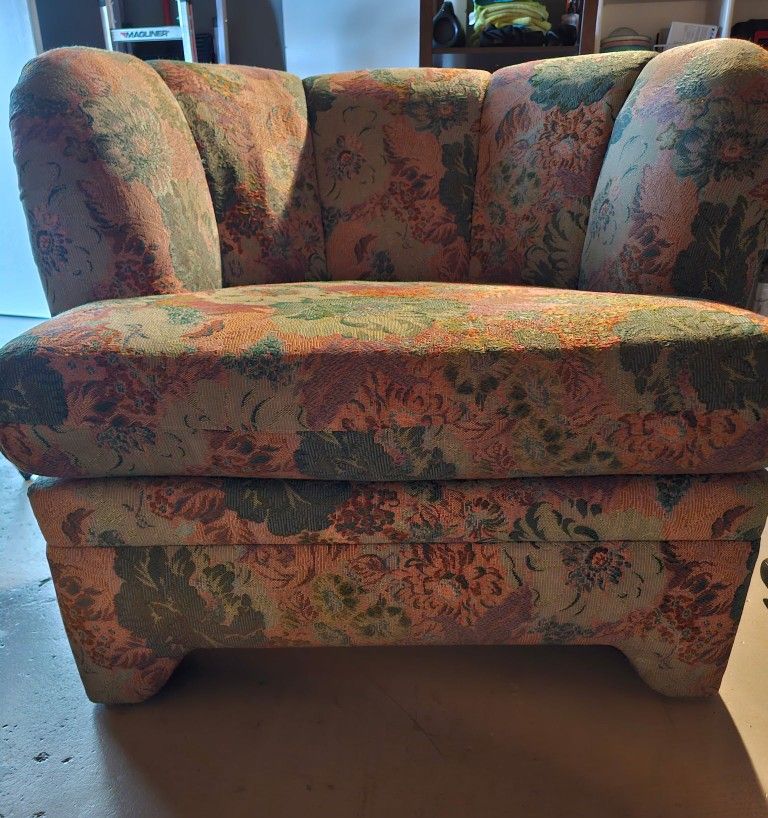 Vintage Floral Chair