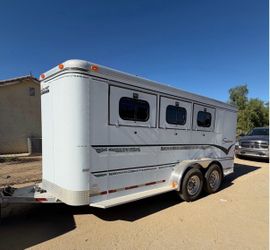 3 horse aluminum trailer
