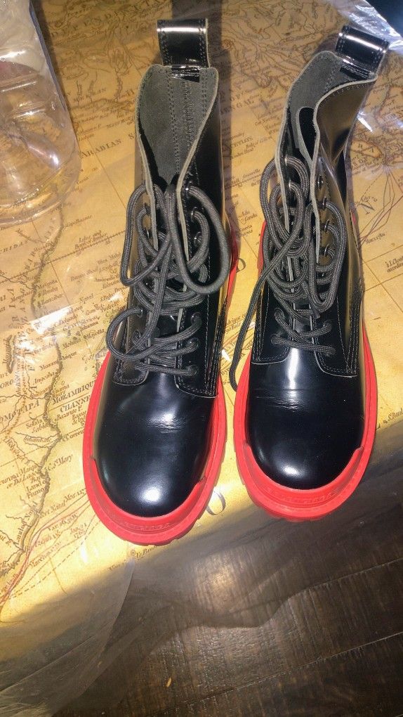 Balenciaga Black Striker Boots