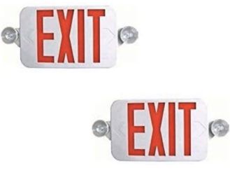 LED Decorative Red Exit Sign & Emergency