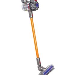 Casdon Dyson Cordless Vacuum Interactive & Officially Licensed Toy Dyson Vacuum For Children Aged 3+ Realistic Role-Play Fun, Purple and Orange