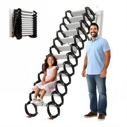 860 LBS Foldable Attic Ladder