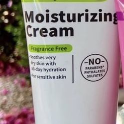Walgreens Moisturizing Cream for Sensitive Skin, 3 oz; fragrance free. New/unopened.