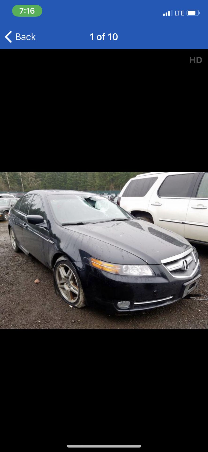 04-08 Acura TL parts shipping available