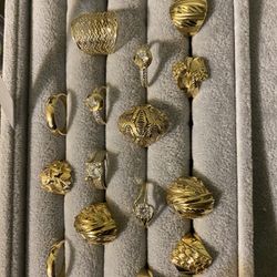 10 K Gold Rings 