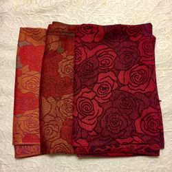 New Warm scarf shawl rose pattern $6/each